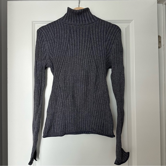 Zara Turtleneck Sweater Navy Blue - Picture 1 of 4